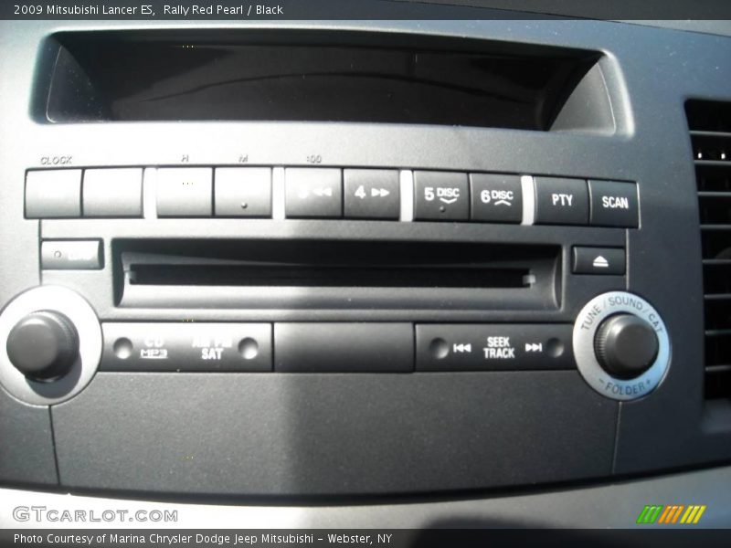 Rally Red Pearl / Black 2009 Mitsubishi Lancer ES