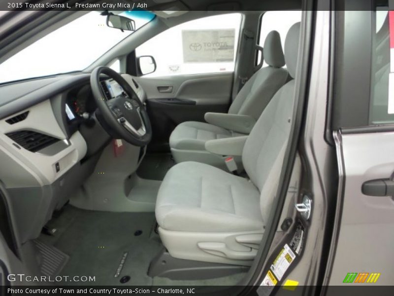 Predawn Gray Mica / Ash 2015 Toyota Sienna L