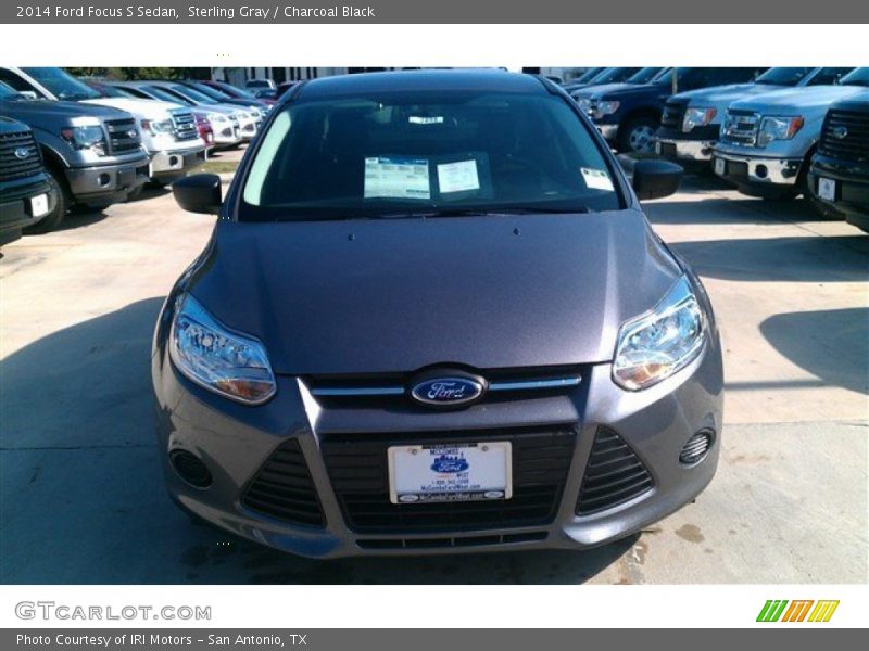 Sterling Gray / Charcoal Black 2014 Ford Focus S Sedan