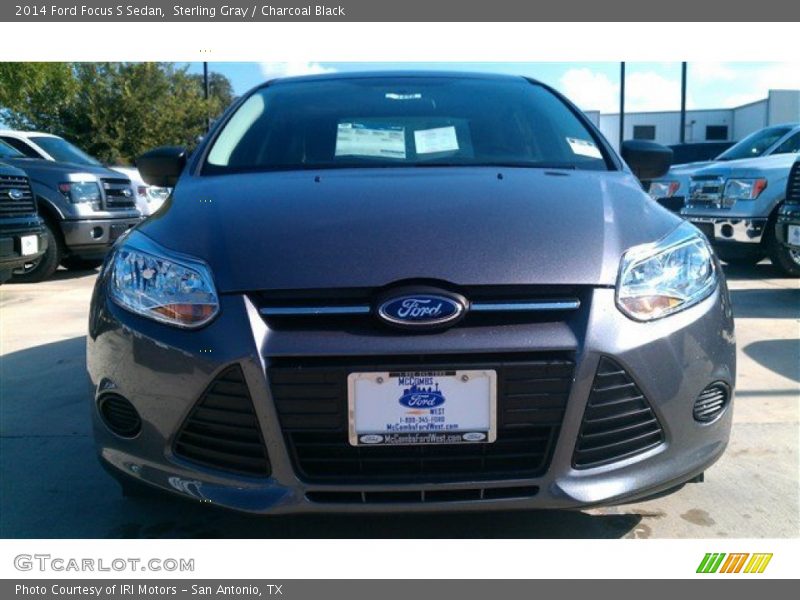 Sterling Gray / Charcoal Black 2014 Ford Focus S Sedan