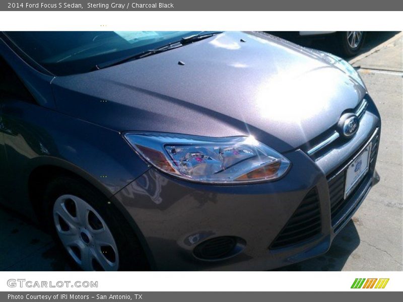 Sterling Gray / Charcoal Black 2014 Ford Focus S Sedan