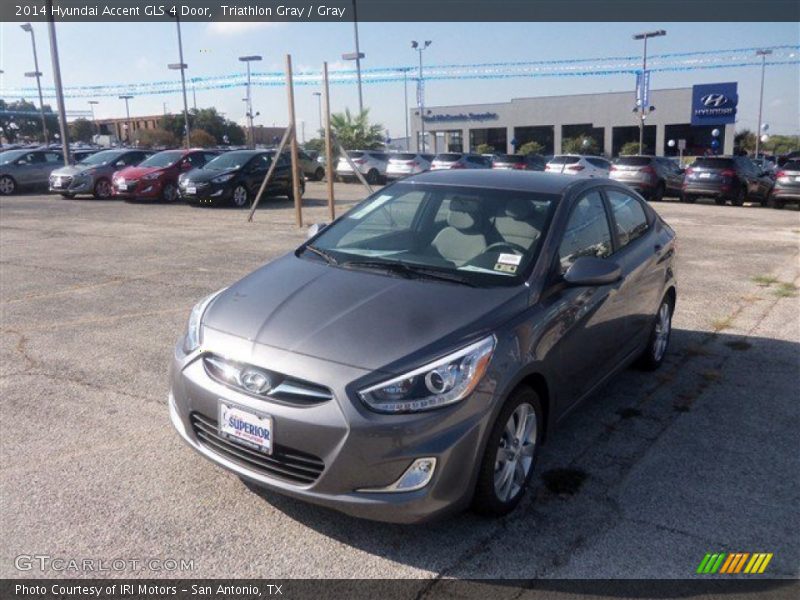 Triathlon Gray / Gray 2014 Hyundai Accent GLS 4 Door