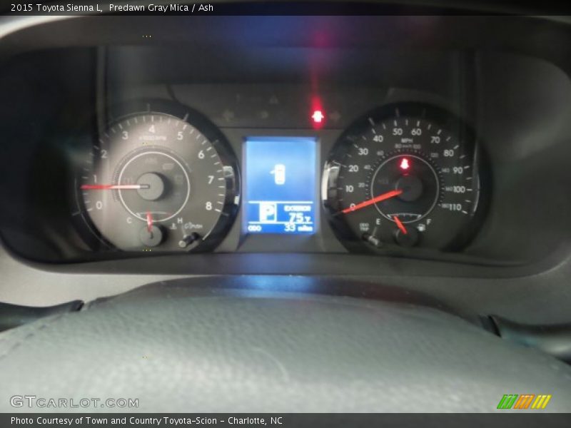 Predawn Gray Mica / Ash 2015 Toyota Sienna L