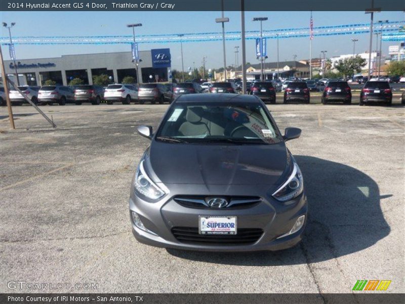 Triathlon Gray / Gray 2014 Hyundai Accent GLS 4 Door