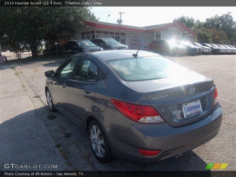 Triathlon Gray / Gray 2014 Hyundai Accent GLS 4 Door