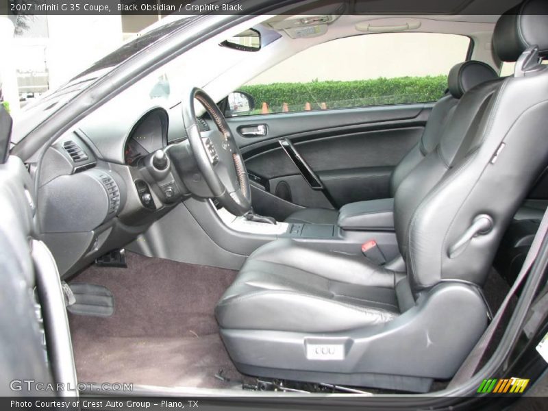 Black Obsidian / Graphite Black 2007 Infiniti G 35 Coupe