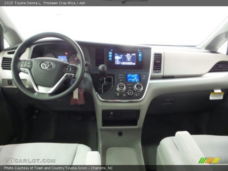 Predawn Gray Mica / Ash 2015 Toyota Sienna L