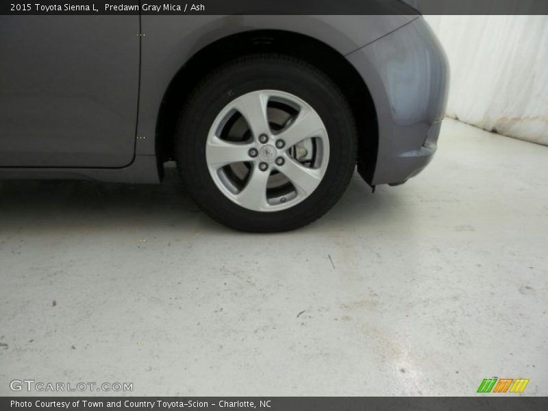Predawn Gray Mica / Ash 2015 Toyota Sienna L
