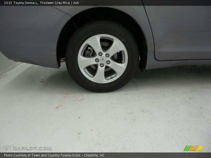 Predawn Gray Mica / Ash 2015 Toyota Sienna L