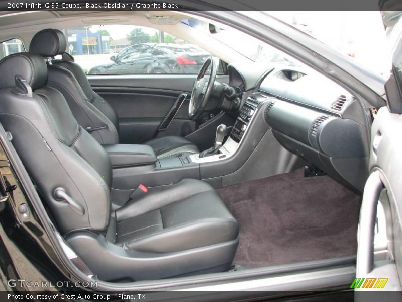 Black Obsidian / Graphite Black 2007 Infiniti G 35 Coupe