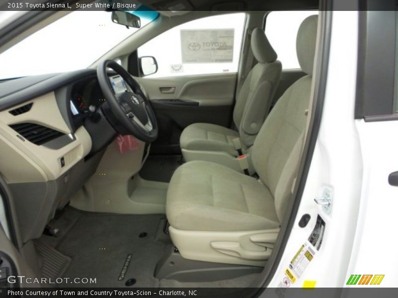 Super White / Bisque 2015 Toyota Sienna L
