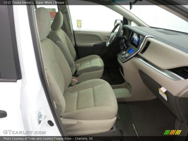Super White / Bisque 2015 Toyota Sienna L