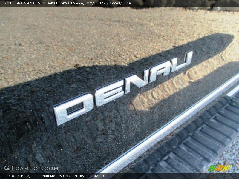 Onyx Black / Cocoa/Dune 2015 GMC Sierra 1500 Denali Crew Cab 4x4