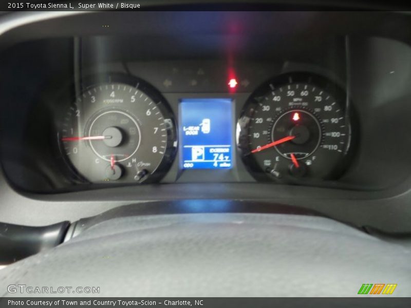 Super White / Bisque 2015 Toyota Sienna L