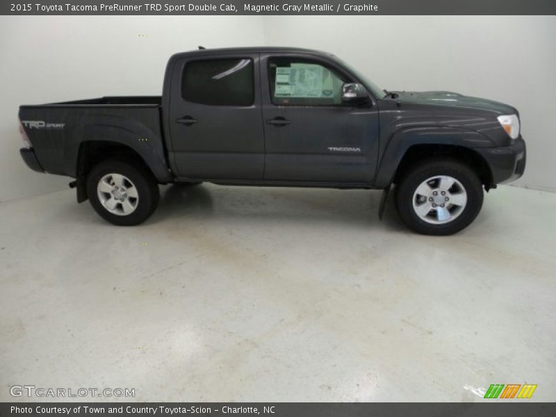 Magnetic Gray Metallic / Graphite 2015 Toyota Tacoma PreRunner TRD Sport Double Cab