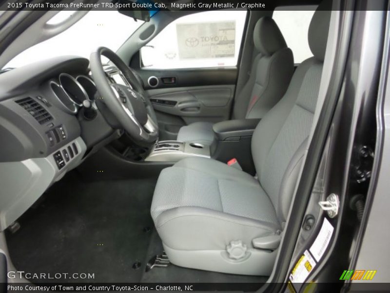 Magnetic Gray Metallic / Graphite 2015 Toyota Tacoma PreRunner TRD Sport Double Cab