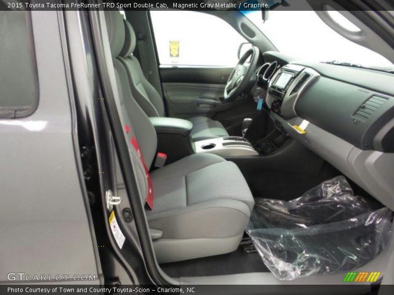 Magnetic Gray Metallic / Graphite 2015 Toyota Tacoma PreRunner TRD Sport Double Cab