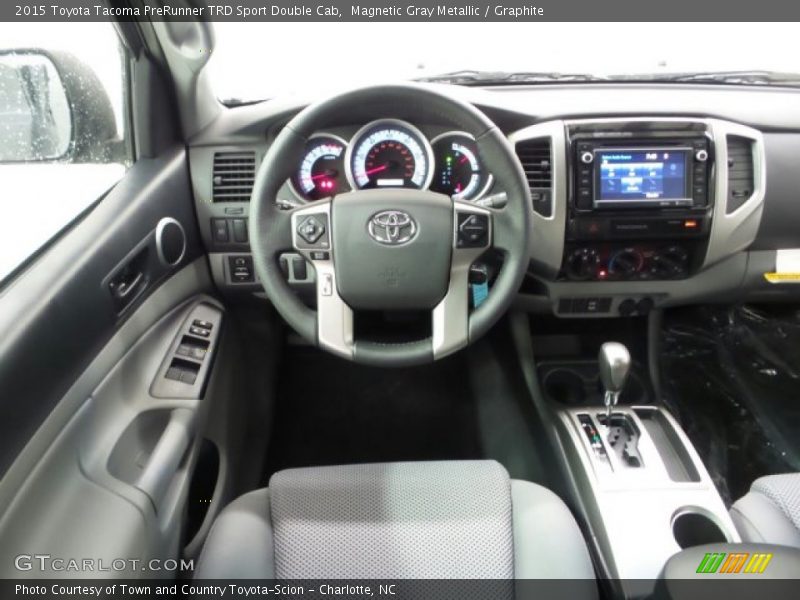 Magnetic Gray Metallic / Graphite 2015 Toyota Tacoma PreRunner TRD Sport Double Cab