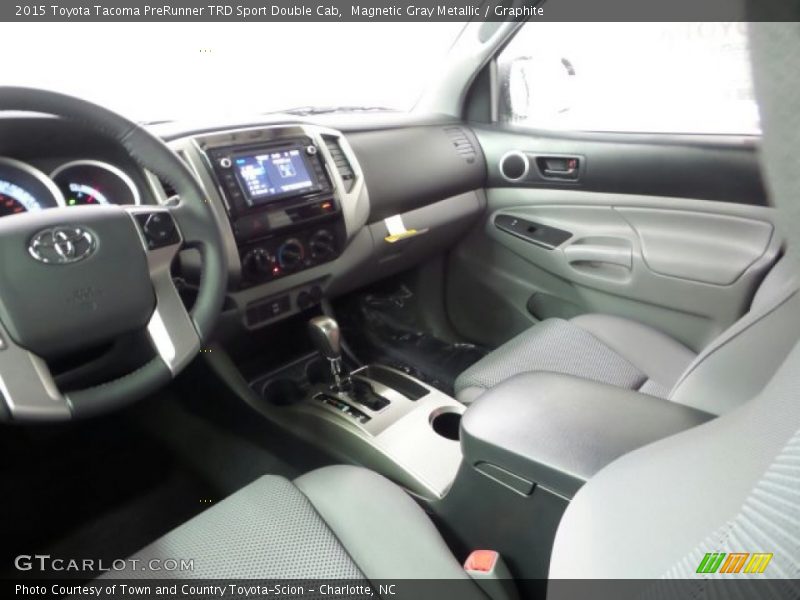 Magnetic Gray Metallic / Graphite 2015 Toyota Tacoma PreRunner TRD Sport Double Cab