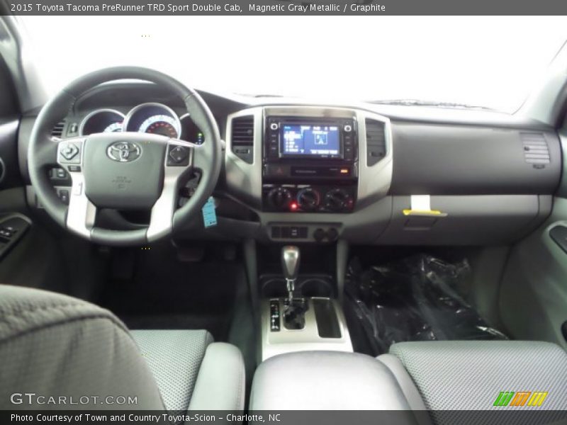 Magnetic Gray Metallic / Graphite 2015 Toyota Tacoma PreRunner TRD Sport Double Cab