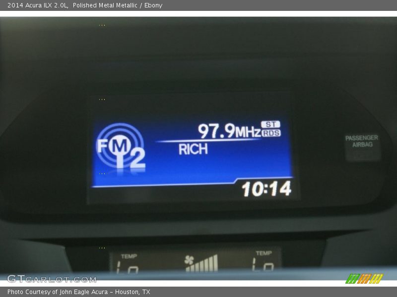 Polished Metal Metallic / Ebony 2014 Acura ILX 2.0L