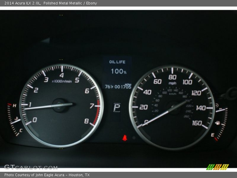 Polished Metal Metallic / Ebony 2014 Acura ILX 2.0L