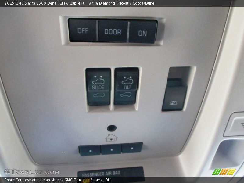 Controls of 2015 Sierra 1500 Denali Crew Cab 4x4