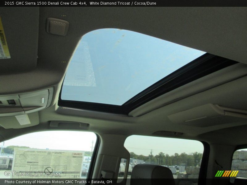 Sunroof of 2015 Sierra 1500 Denali Crew Cab 4x4