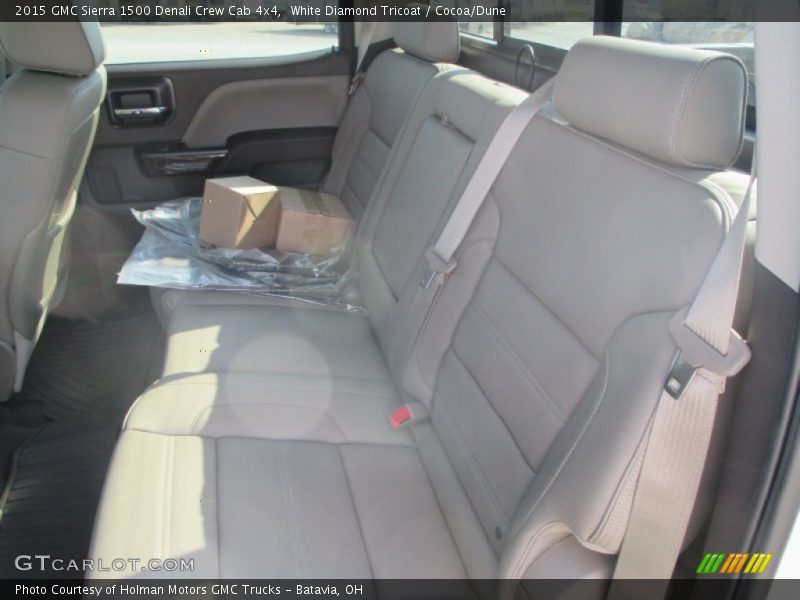 Rear Seat of 2015 Sierra 1500 Denali Crew Cab 4x4