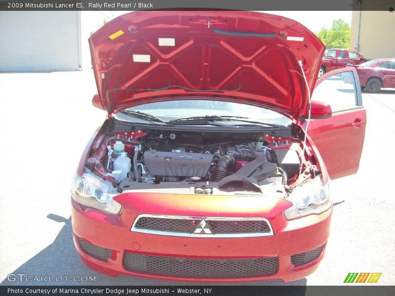 Rally Red Pearl / Black 2009 Mitsubishi Lancer ES