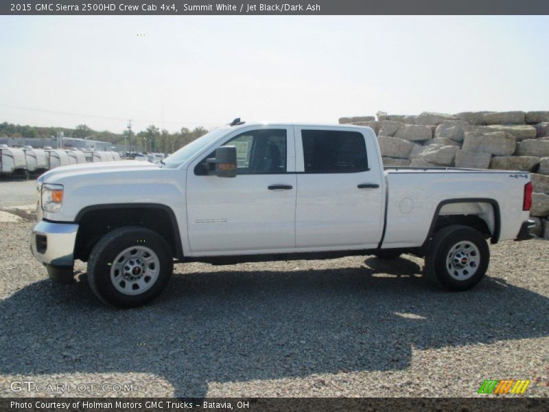 Summit White / Jet Black/Dark Ash 2015 GMC Sierra 2500HD Crew Cab 4x4