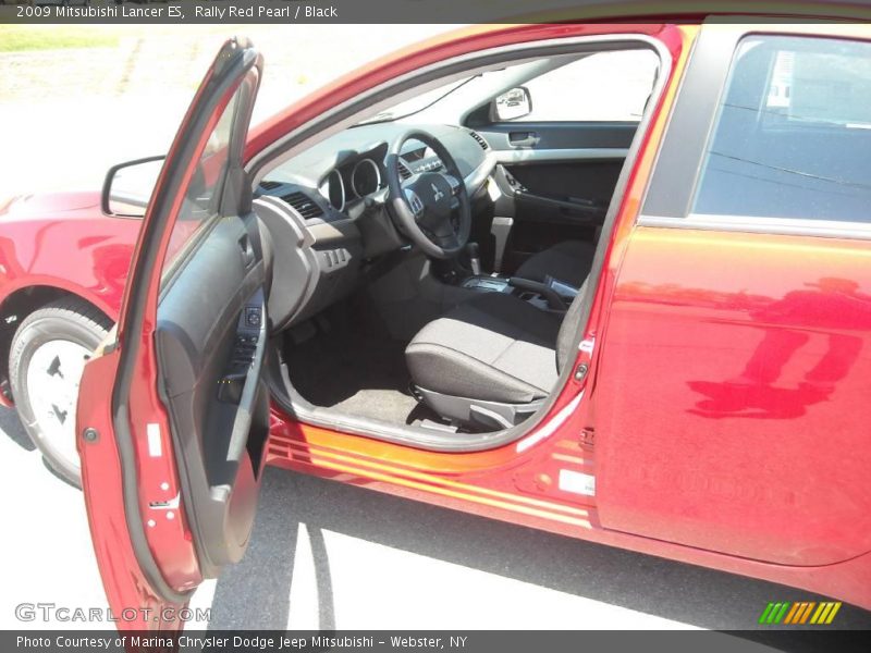 Rally Red Pearl / Black 2009 Mitsubishi Lancer ES