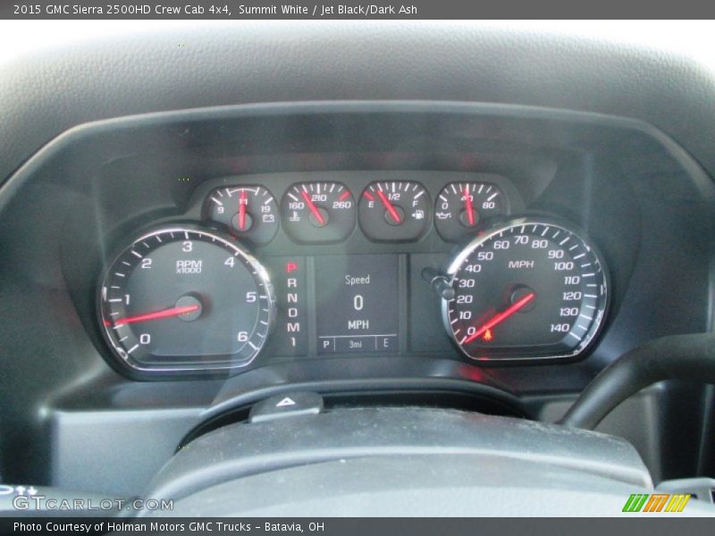 Summit White / Jet Black/Dark Ash 2015 GMC Sierra 2500HD Crew Cab 4x4