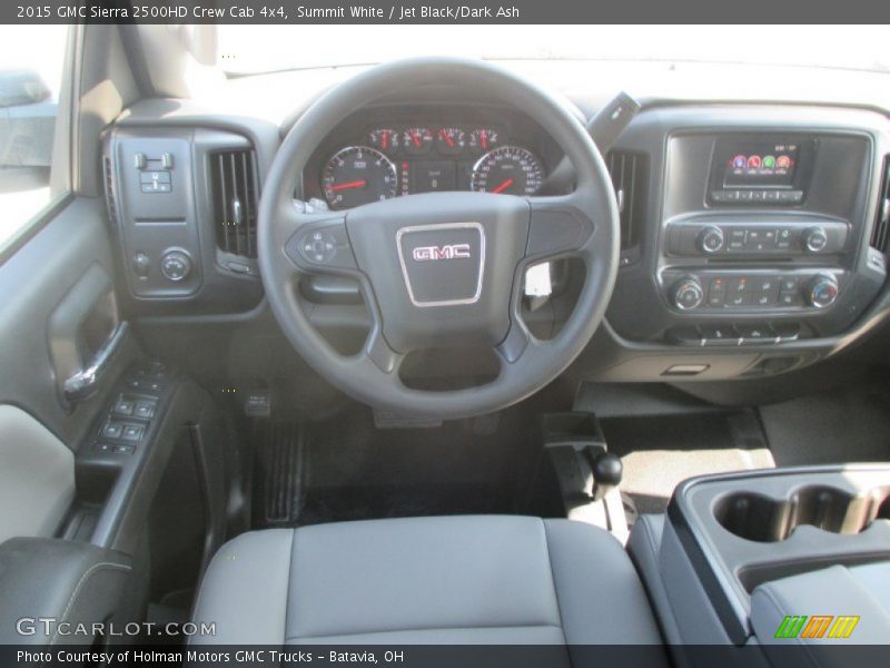 Summit White / Jet Black/Dark Ash 2015 GMC Sierra 2500HD Crew Cab 4x4