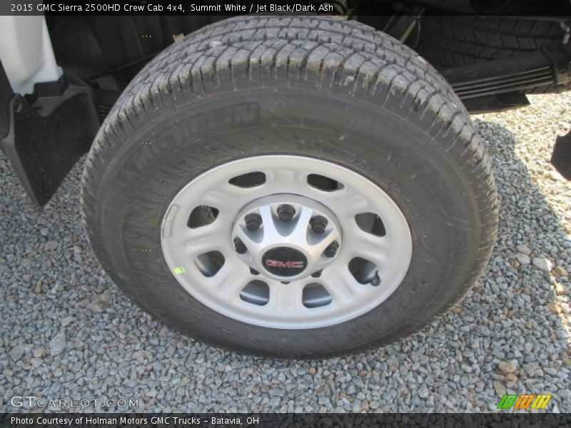 Summit White / Jet Black/Dark Ash 2015 GMC Sierra 2500HD Crew Cab 4x4