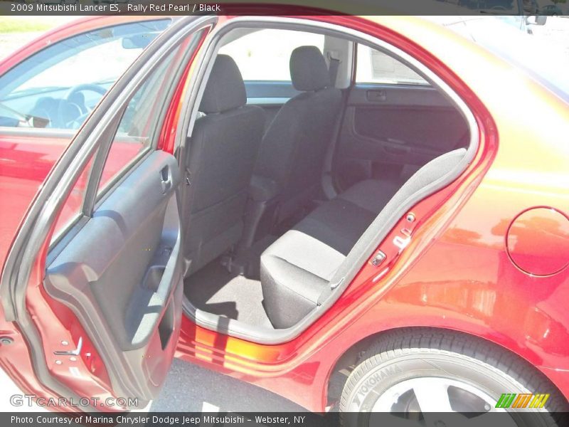 Rally Red Pearl / Black 2009 Mitsubishi Lancer ES