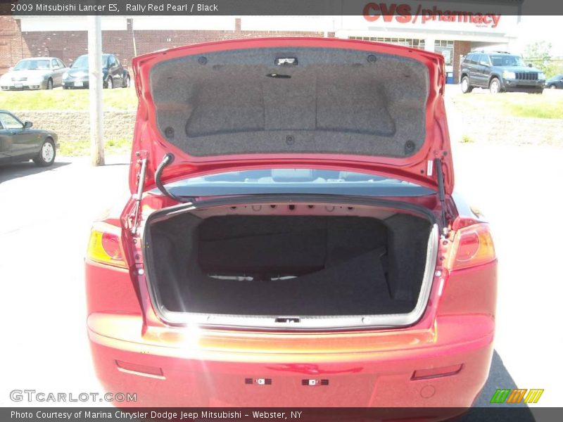 Rally Red Pearl / Black 2009 Mitsubishi Lancer ES