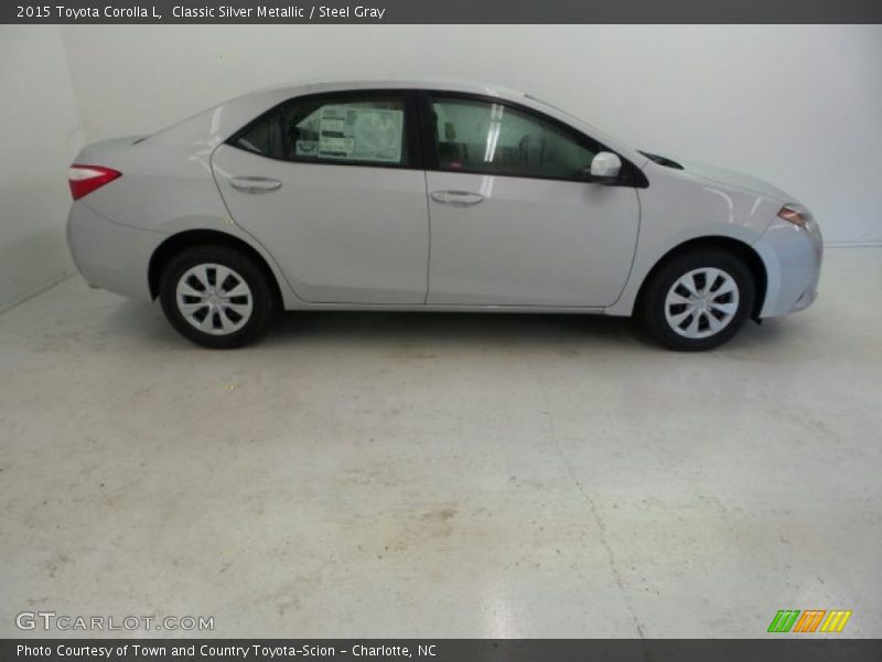 Classic Silver Metallic / Steel Gray 2015 Toyota Corolla L