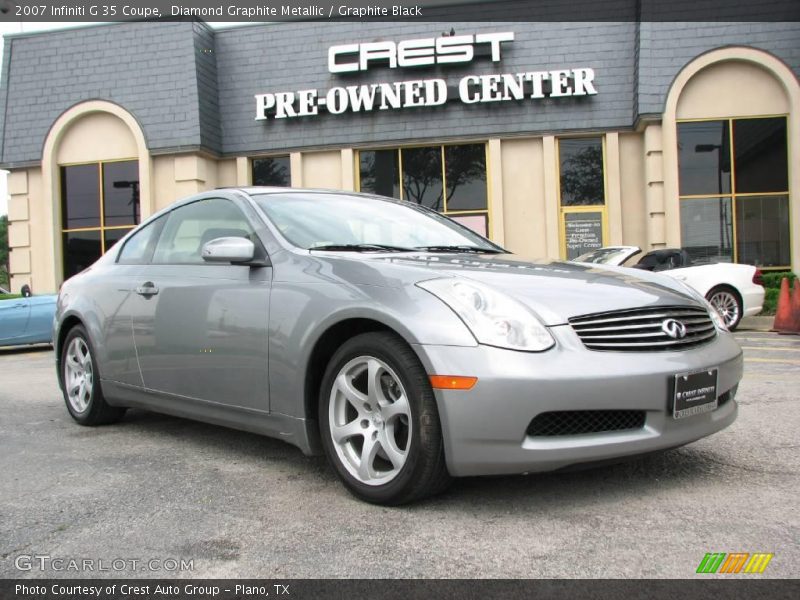 Diamond Graphite Metallic / Graphite Black 2007 Infiniti G 35 Coupe