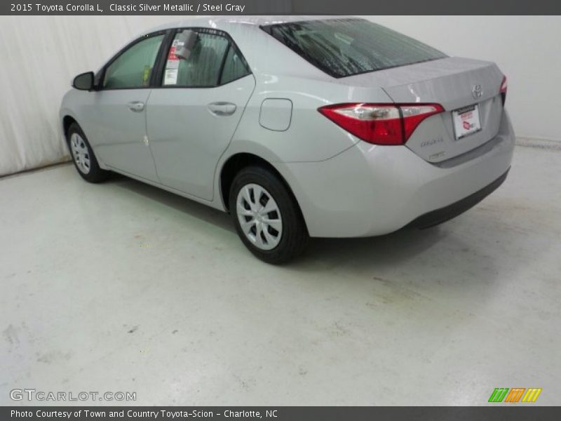 Classic Silver Metallic / Steel Gray 2015 Toyota Corolla L