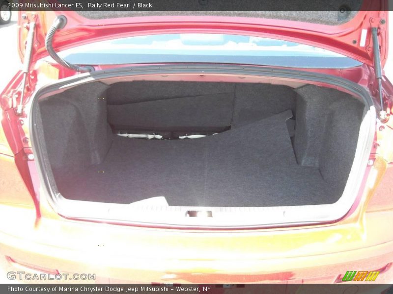 Rally Red Pearl / Black 2009 Mitsubishi Lancer ES