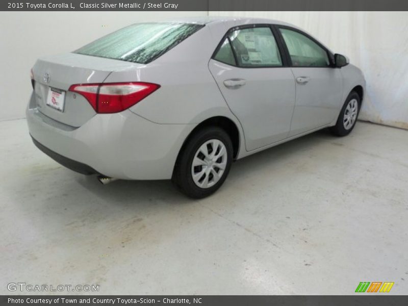Classic Silver Metallic / Steel Gray 2015 Toyota Corolla L
