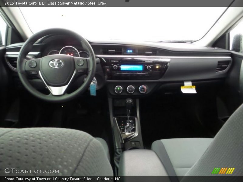 Classic Silver Metallic / Steel Gray 2015 Toyota Corolla L
