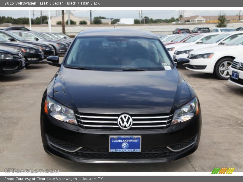Black / Titan Black 2015 Volkswagen Passat S Sedan