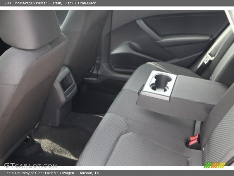 Rear Seat of 2015 Passat S Sedan