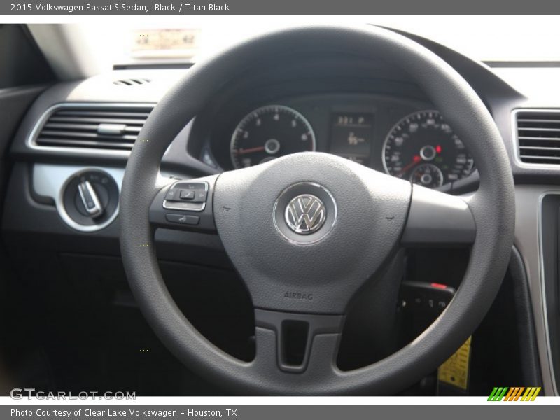  2015 Passat S Sedan Steering Wheel