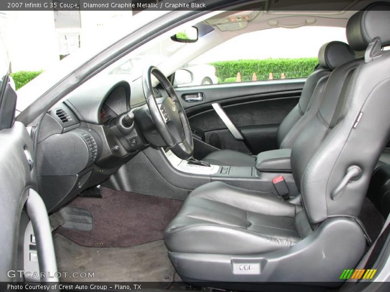 Diamond Graphite Metallic / Graphite Black 2007 Infiniti G 35 Coupe