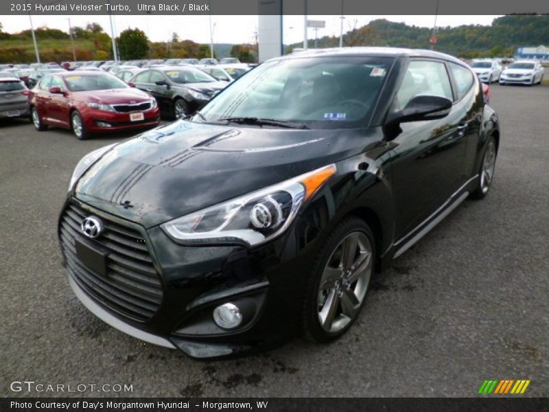 Ultra Black / Black 2015 Hyundai Veloster Turbo