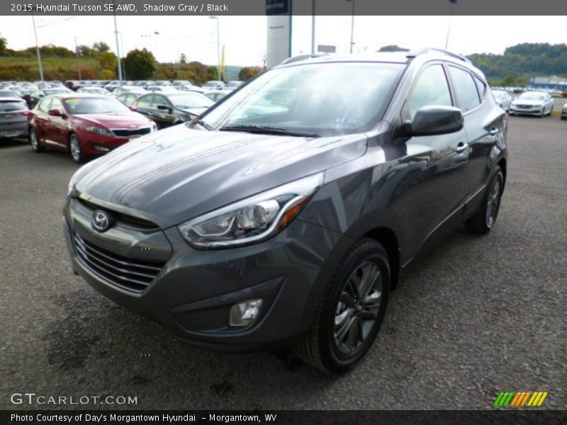 Shadow Gray / Black 2015 Hyundai Tucson SE AWD