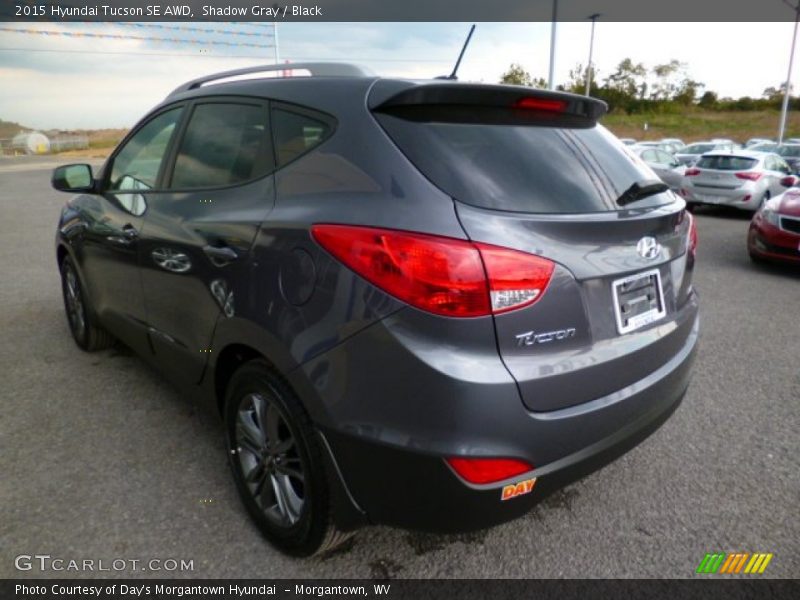 Shadow Gray / Black 2015 Hyundai Tucson SE AWD